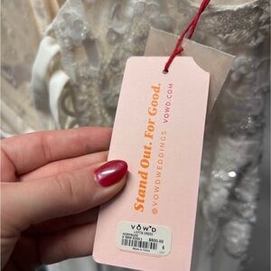 Vow'd Lottie Wedding Dress - White Lace Bridal Gown